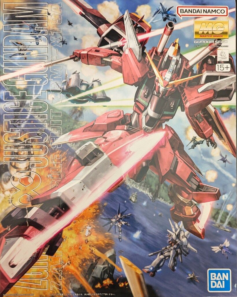 BANDAI SPIRITS MG 1/100 バンダイナムコ版 インフィニットジャスティスガンダム/15+表記