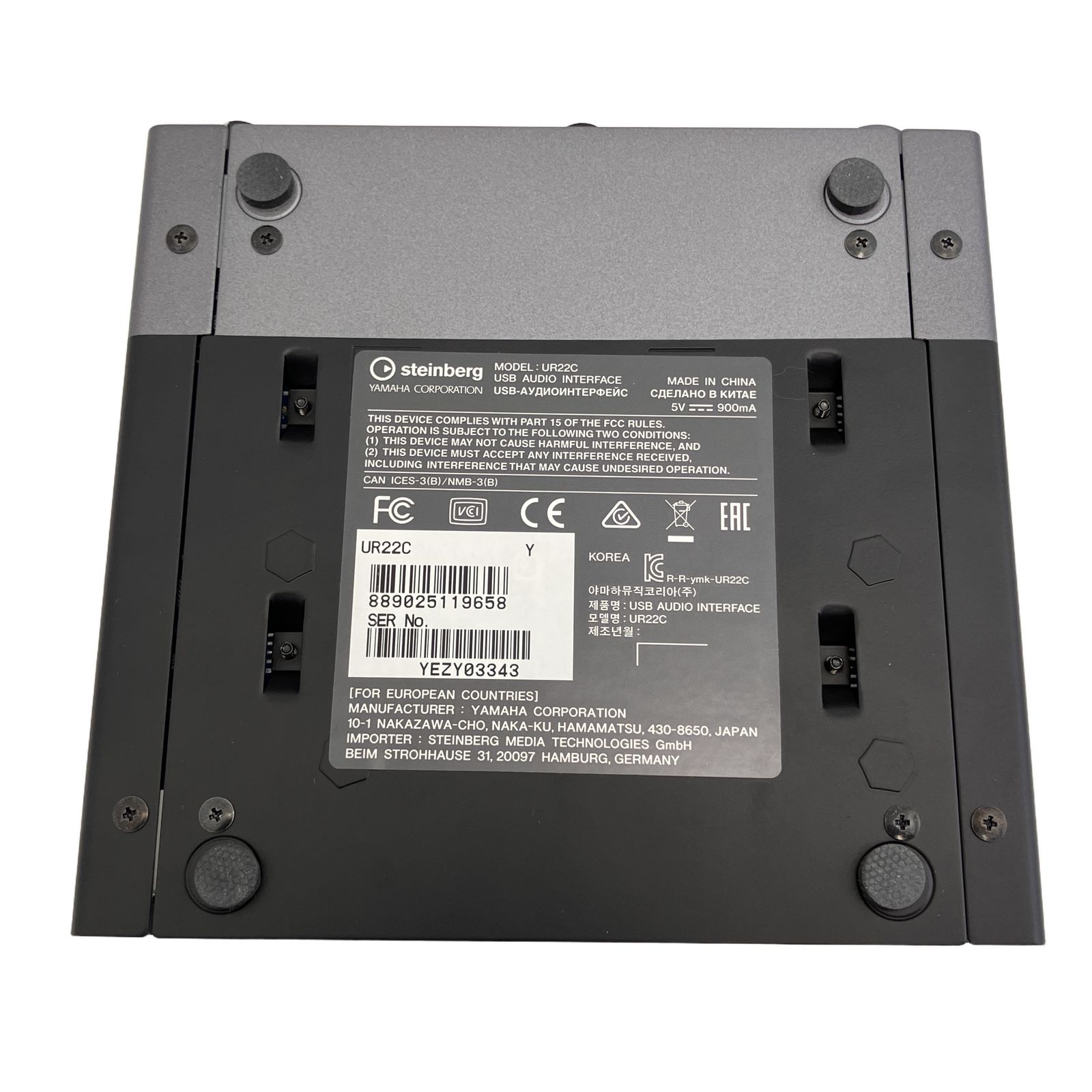 Steinberg UR22C オーディオインターフェース 音響機器 中古Z11272892
