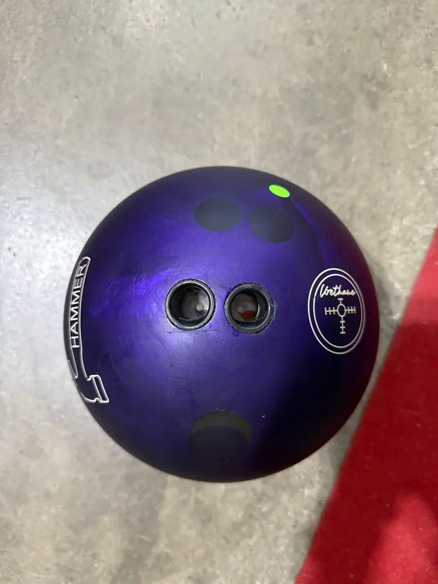 (公式球)PURPLE HAMMER 緑ピン ボーリング 出品