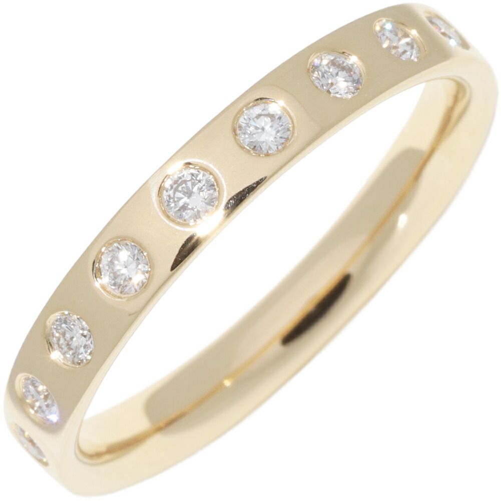 ジョージ ジェンセン 指輪 K18YG ダイヤ9P(0.18ct) マジックリング 20000345