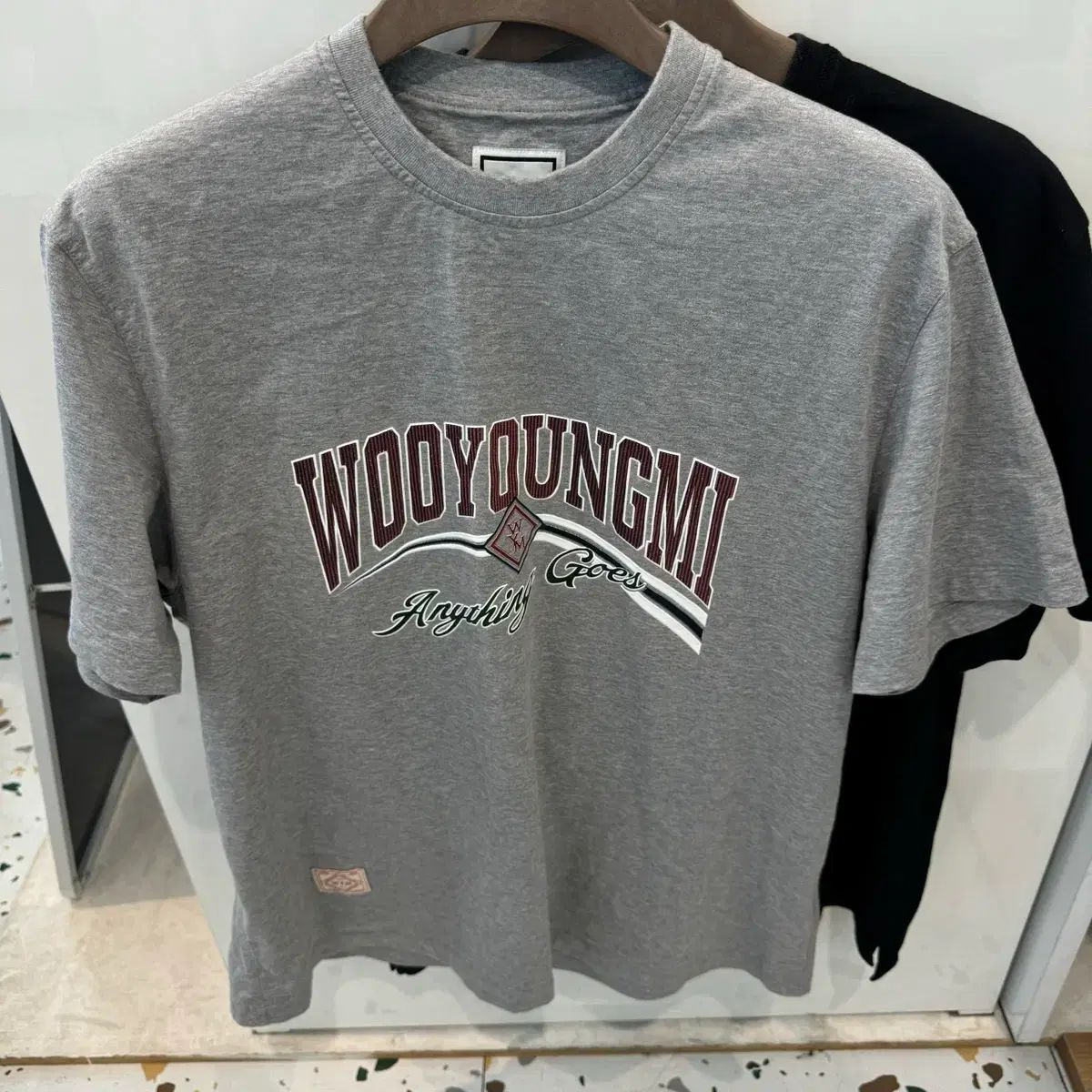 25ss WOOYOUNGMI ウーヨンミ レンチキュラー 半袖 グレー (48サイズ)