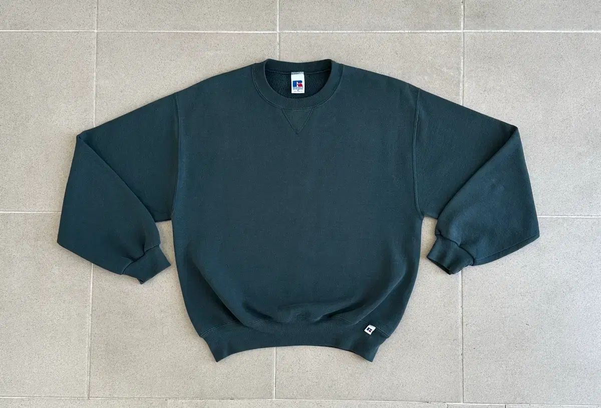 90s ヴィンテージ ラッセル スウェットシャツ グリーン M
