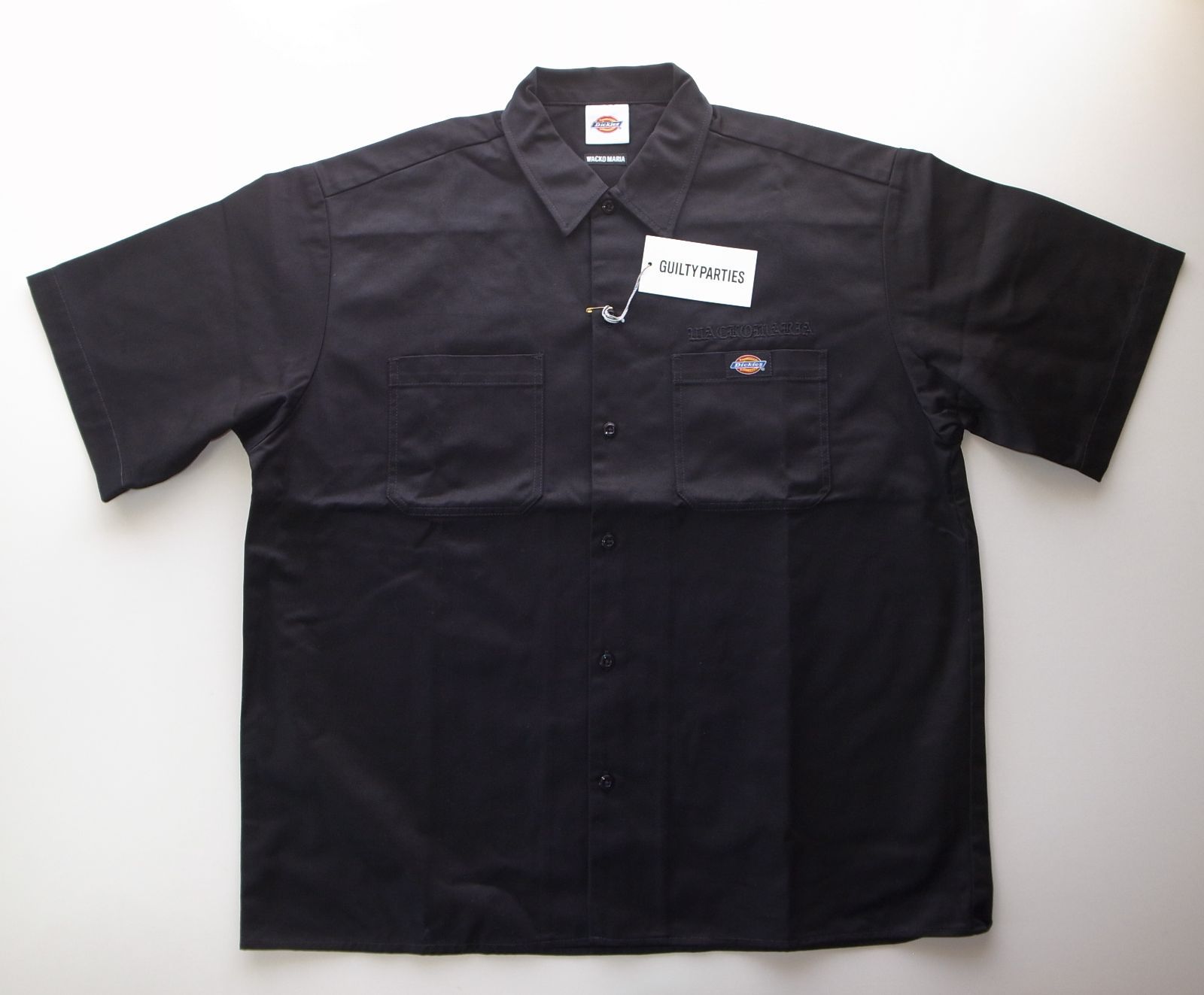 ワコマリア ディッキーズ Dickies ワークシャツ sizeL
