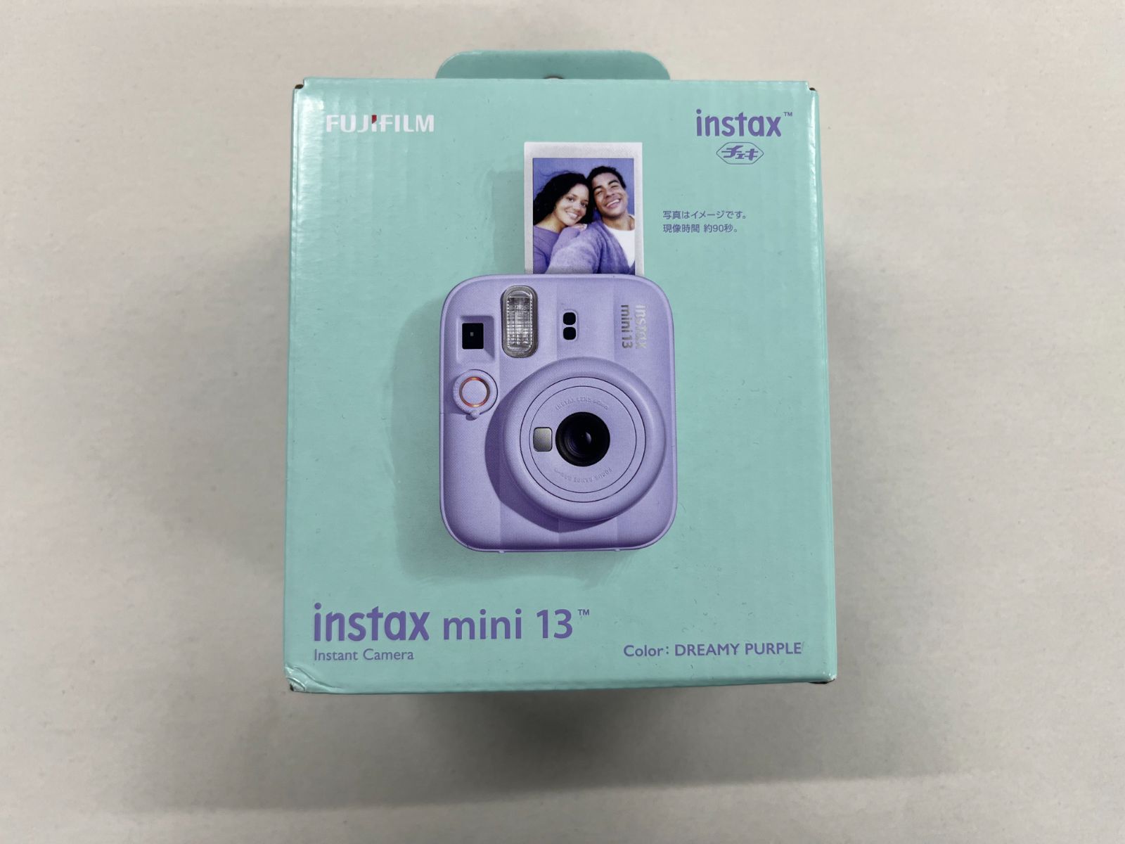 【未開封・角つぶれアリ】富士フイルム インスタントカメラ instax mini 13 チェキ ドリーミーパープル