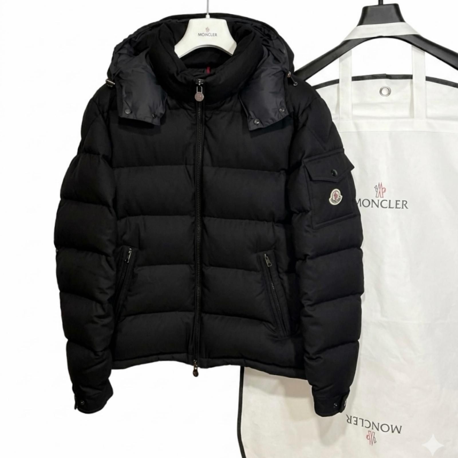 MONCLER/3 /ブラック /ダウンジャケット /MONTGENEVRE /型番H10918C000158390T