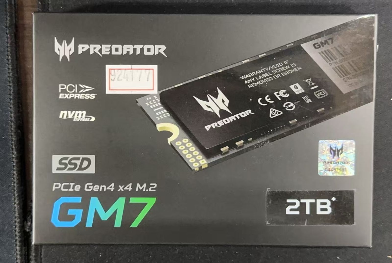 Acer Predator GM7 2TB NVMe SSD 未開封 - メルカリ