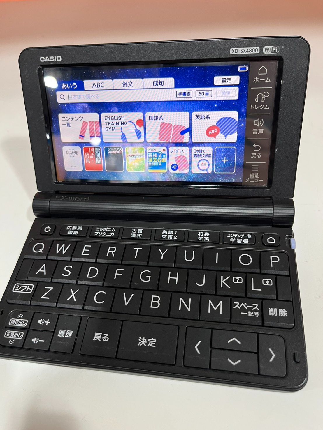 ● CASIO EX-word 電子辞書 カシオ ブラック XD-SX4800 ●