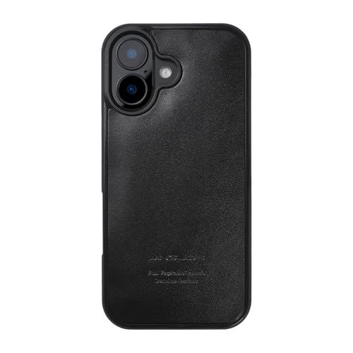 WINGLIDE iPhone17用 ケース 栃木レザー ヴォーノアニリン スマホカバー 本革 レザー (ブラック)ma 621db961