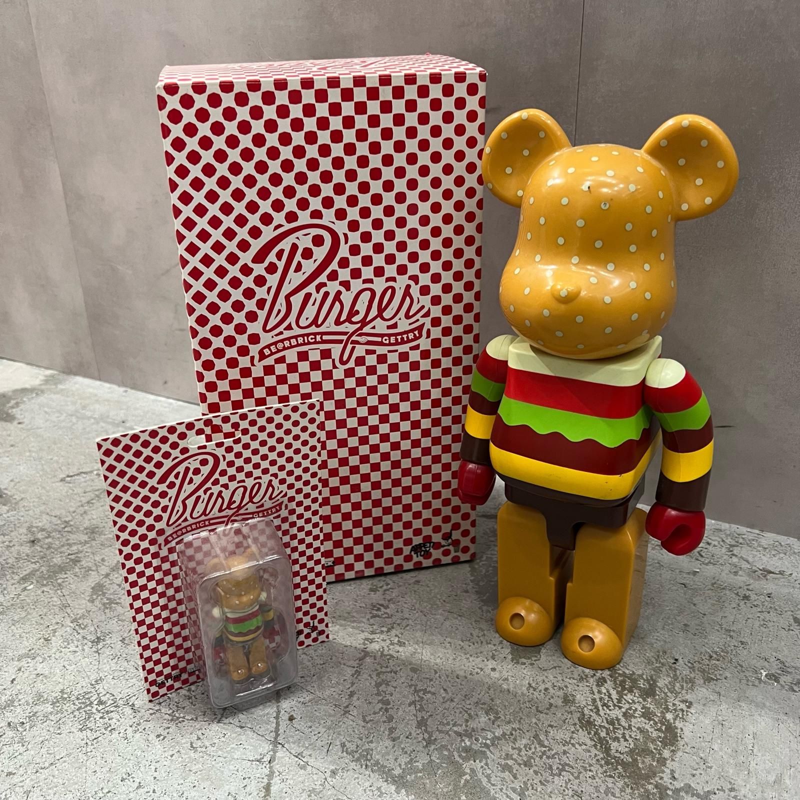MEDICOM TOY BE@RBRICK 400% 100％ GETTRY原宿店5周年記念 ベアブリック フィギュア メディコムトイ マルチカラー （271M）