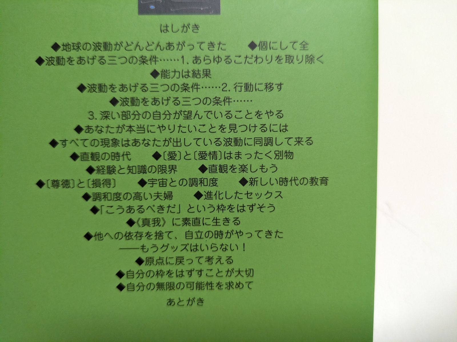 あるがままに生きる 足立幸子 ※書き込みあり 形態波動エネルギー研究所