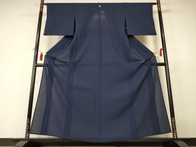 平和屋着物＊夏物　色無地　絽　褐返色　正絹　逸品　AABI4769jd