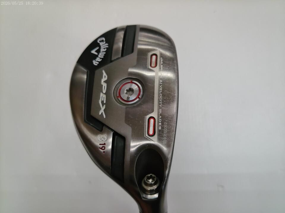 Callaway★キャロウェイ★8.5型★軽量★中古★美品★カート(YE) キャロウェイ APEX 2021 19度 Diamana 55 for Callaway Sフレックス