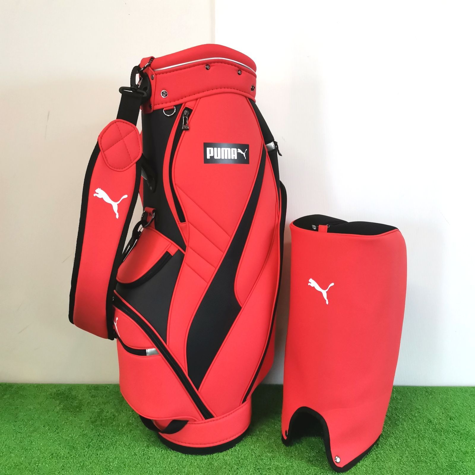 軽量】PUMA プーマ エッセンシャル キャディーバッグ ゴルフバッグ