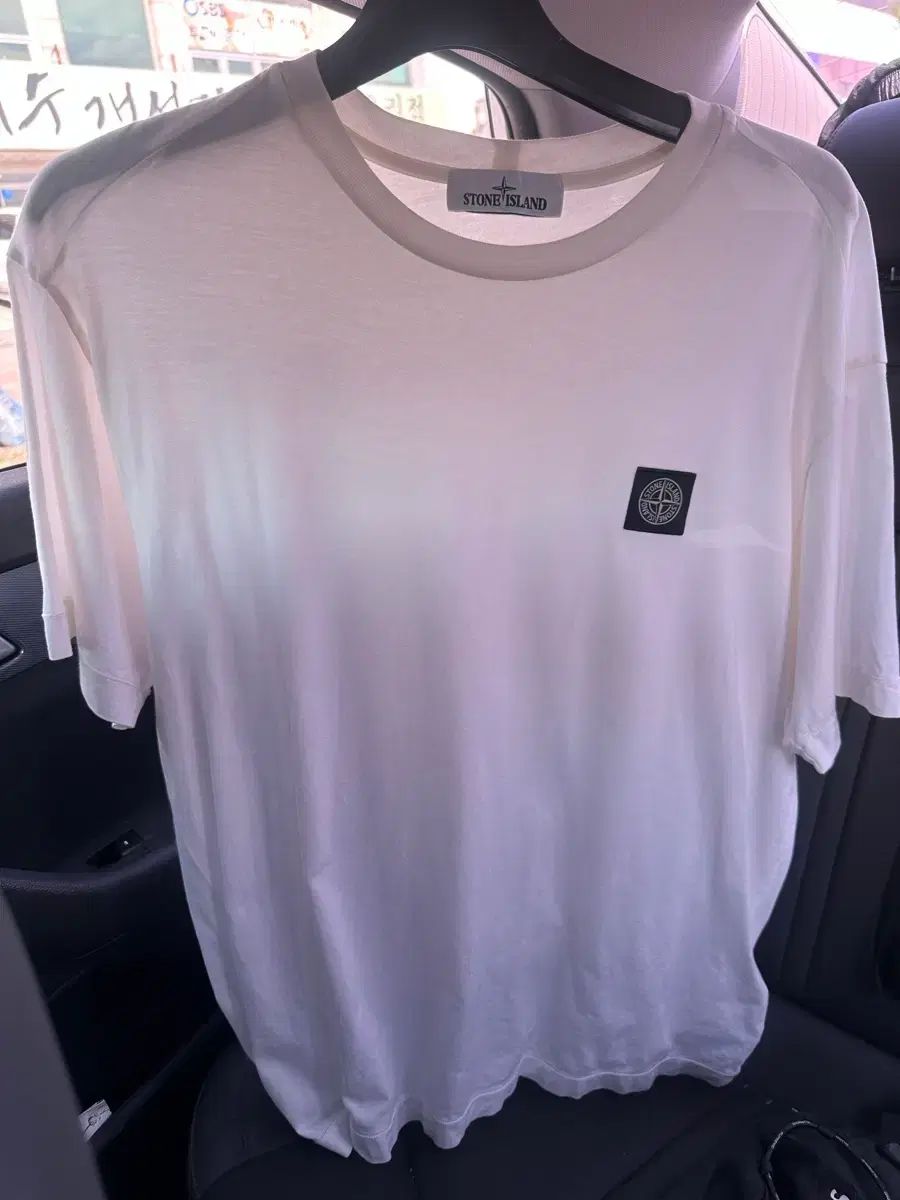 メンズ Stone Island ストーンアイランド Tシャツ 白