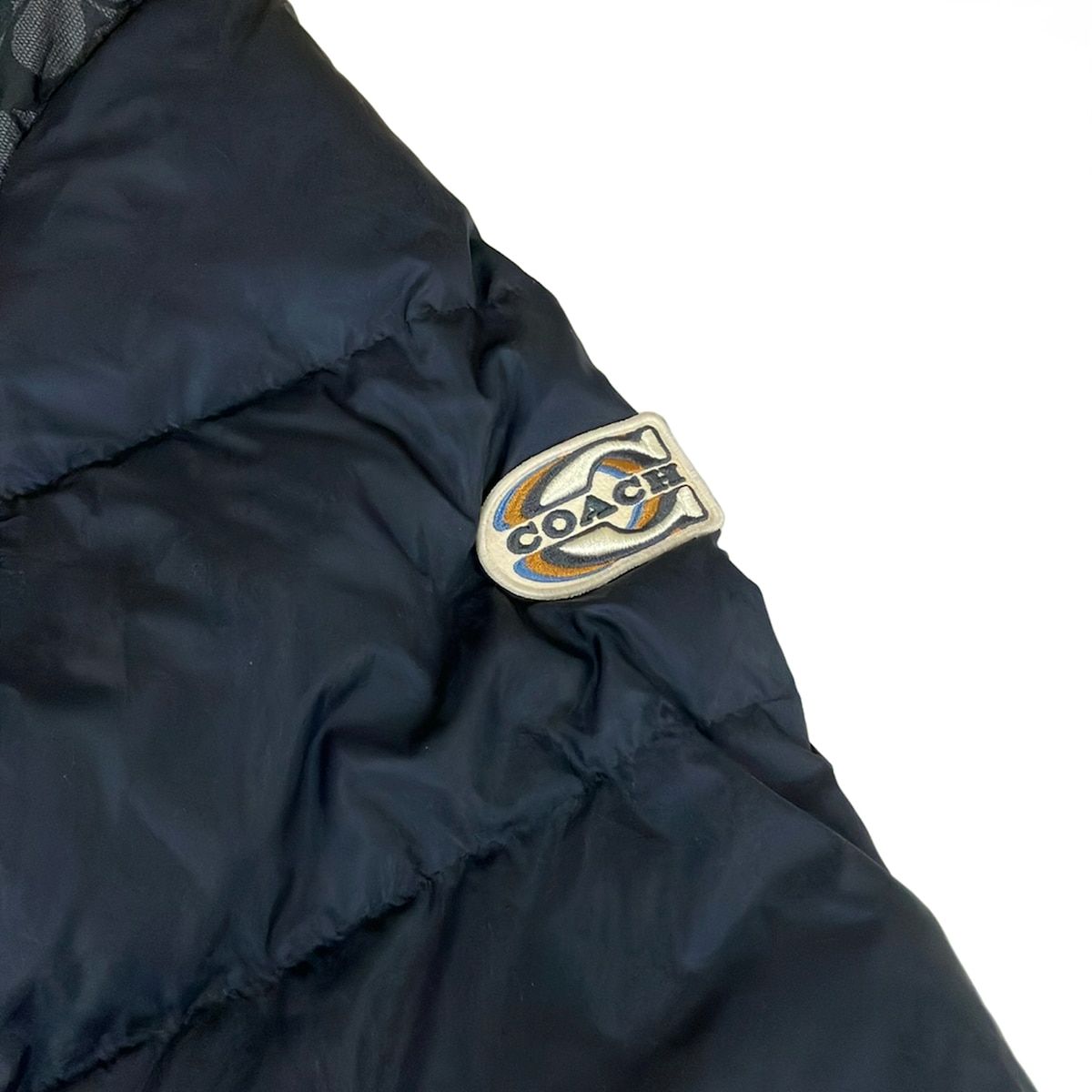 COACH(コーチ) ダウンジャケット サイズL メンズ美品 カラーブロック