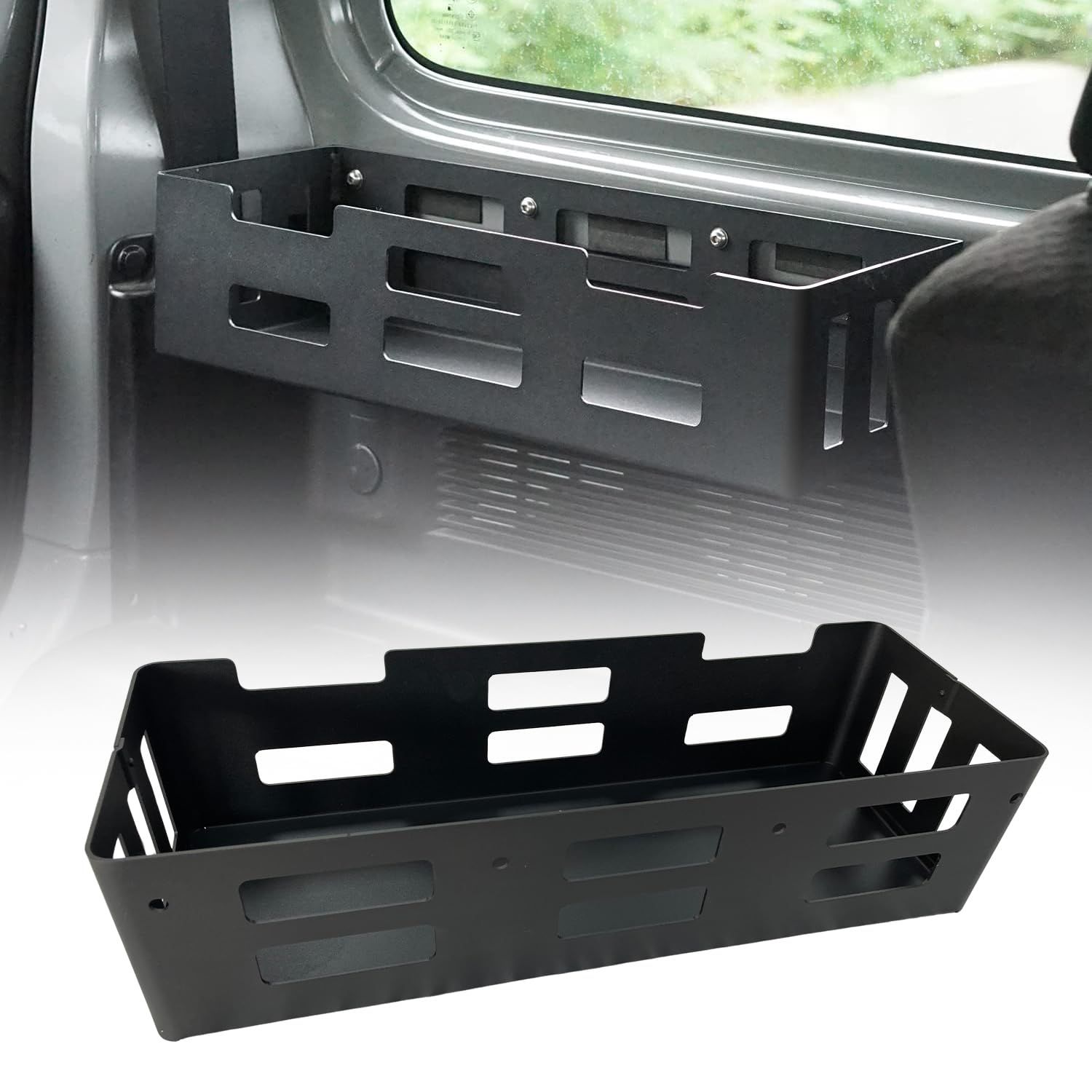 新型スズキジムニー 収納ラック JB64 ジムニーシエラJB74 収納ボックス 車内収納 リア収納ラック 整理 小物入れ リアカーゴボックス アルミ合金製 後部収納フレーム 2018年-2025年 [並行輸入品]ts 43765454
