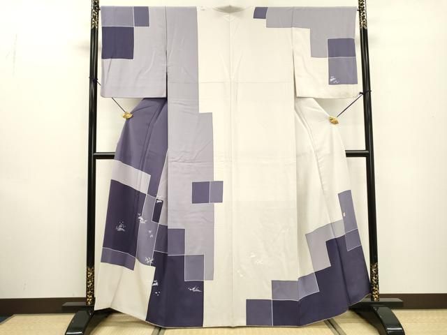 平和屋着物●訪問着　木原明　匠の京文様　跳兎　正絹　逸品　DABF2279fe