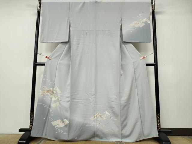 平和屋着物●訪問着　宝尽くし花文　暈し染め　金彩　鈴乃屋扱い　正絹　逸品　CABG5502ut 35,490円