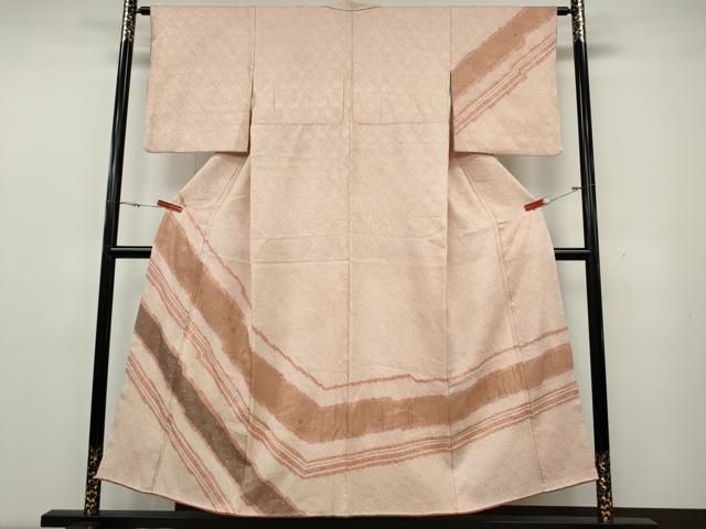 平和屋着物●訪問着　絞り　刺繍　吉祥花文　金彩　正絹　逸品　CABG5526ut