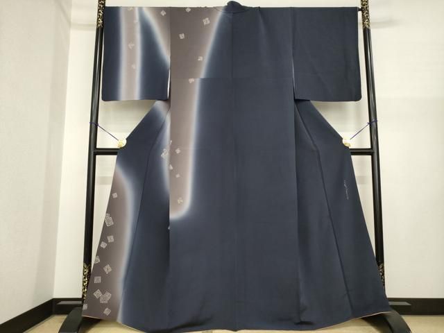 平和屋着物●こむさでもーど・COMME CA DU MODE　訪問着　三枡　暈し染め　やまと誂製　正絹　逸品　AABI7982ck