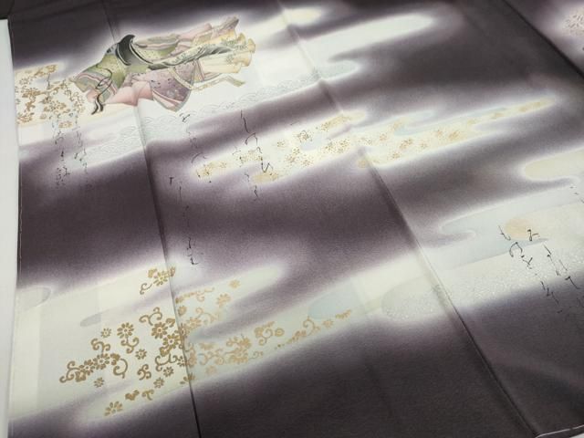 平和屋着物○友禅師・京の名工・伝統工芸士・樽本伊勢蔵 訪問着 女人文