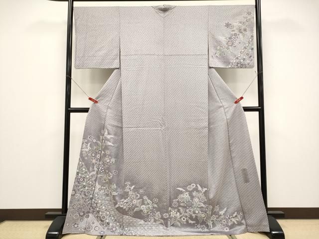 平和屋着物●天目織　訪問着　貴巧尊図　正絹　逸品　CABG3403tx