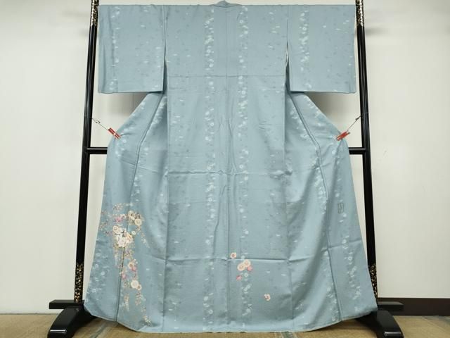 平和屋着物●訪問着　作家物　兎雪輪花文　やまと誂製　正絹　逸品　CABH2410ut