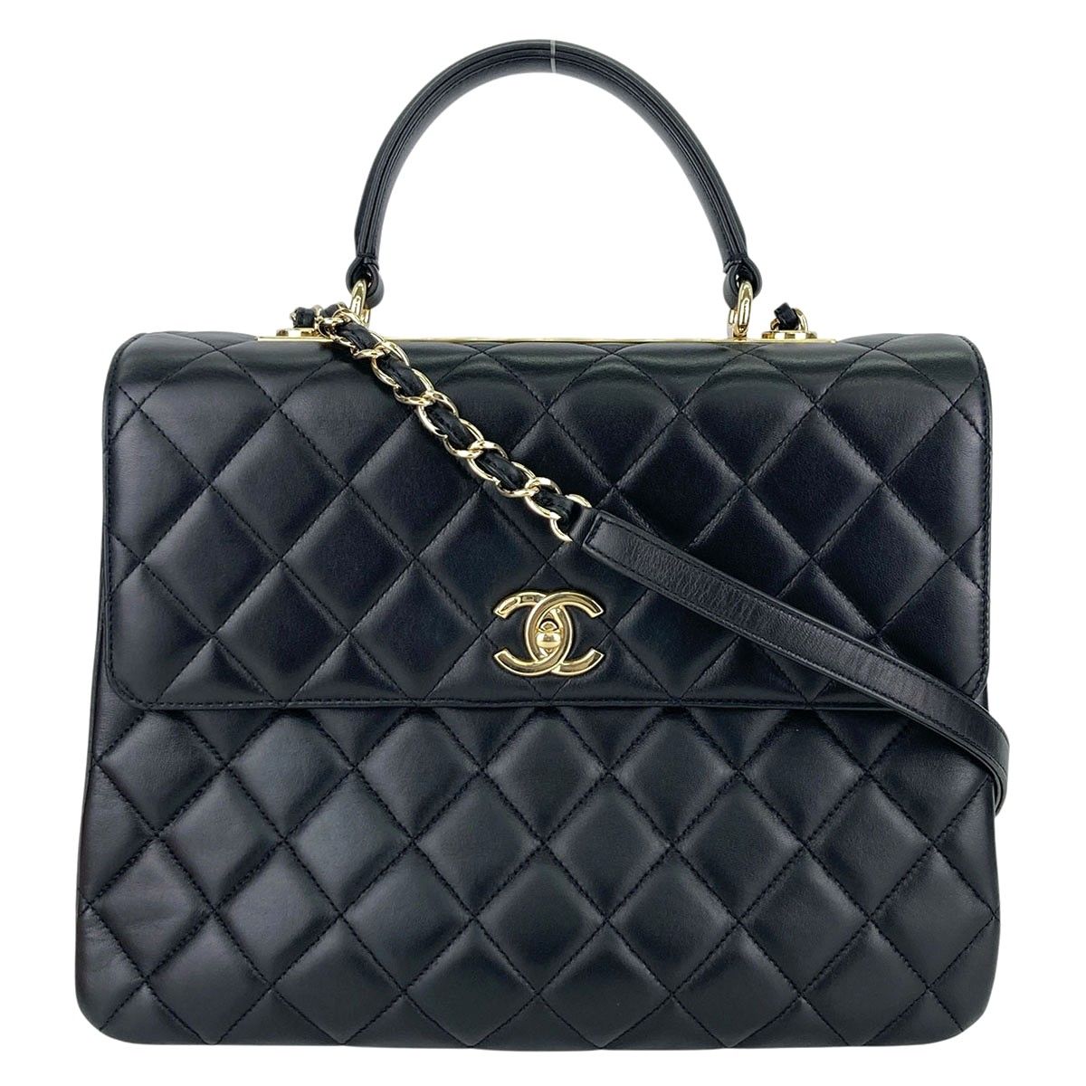 CHANEL シャネル トレンディCC トップハンドル マトラッセ 2WAY 