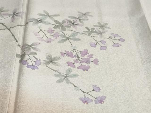 訪問着　手描き　枝花文　正絹６点セット 平和屋着物○訪問着 手描き 枝花文 暈し染め 正絹 逸品 未使用
