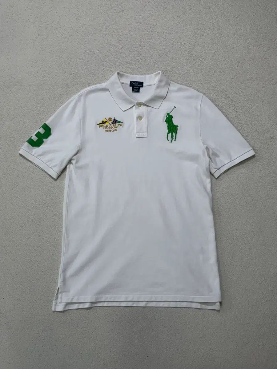 ポロ ビッグポニー チーフキーパー カラーTシャツ 白 L サイズ