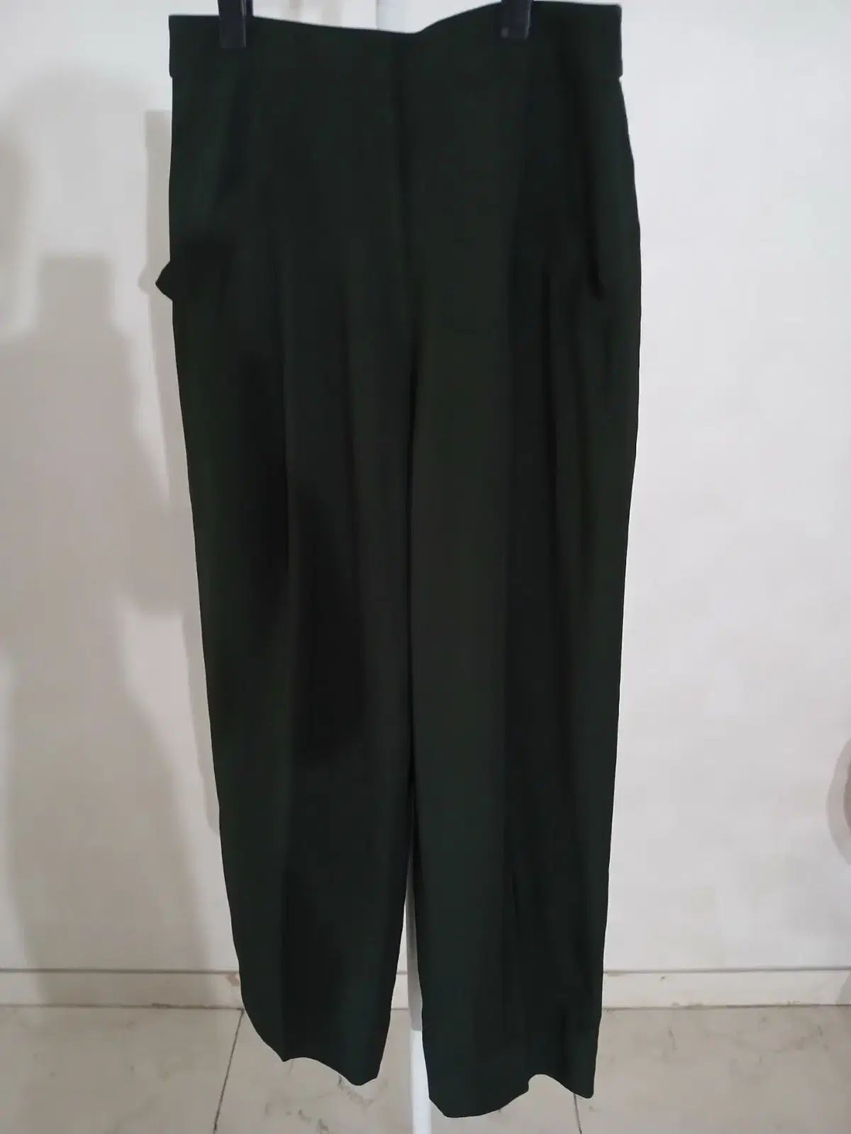 021 ランバンコレクション ピンタック ワイド パンツ