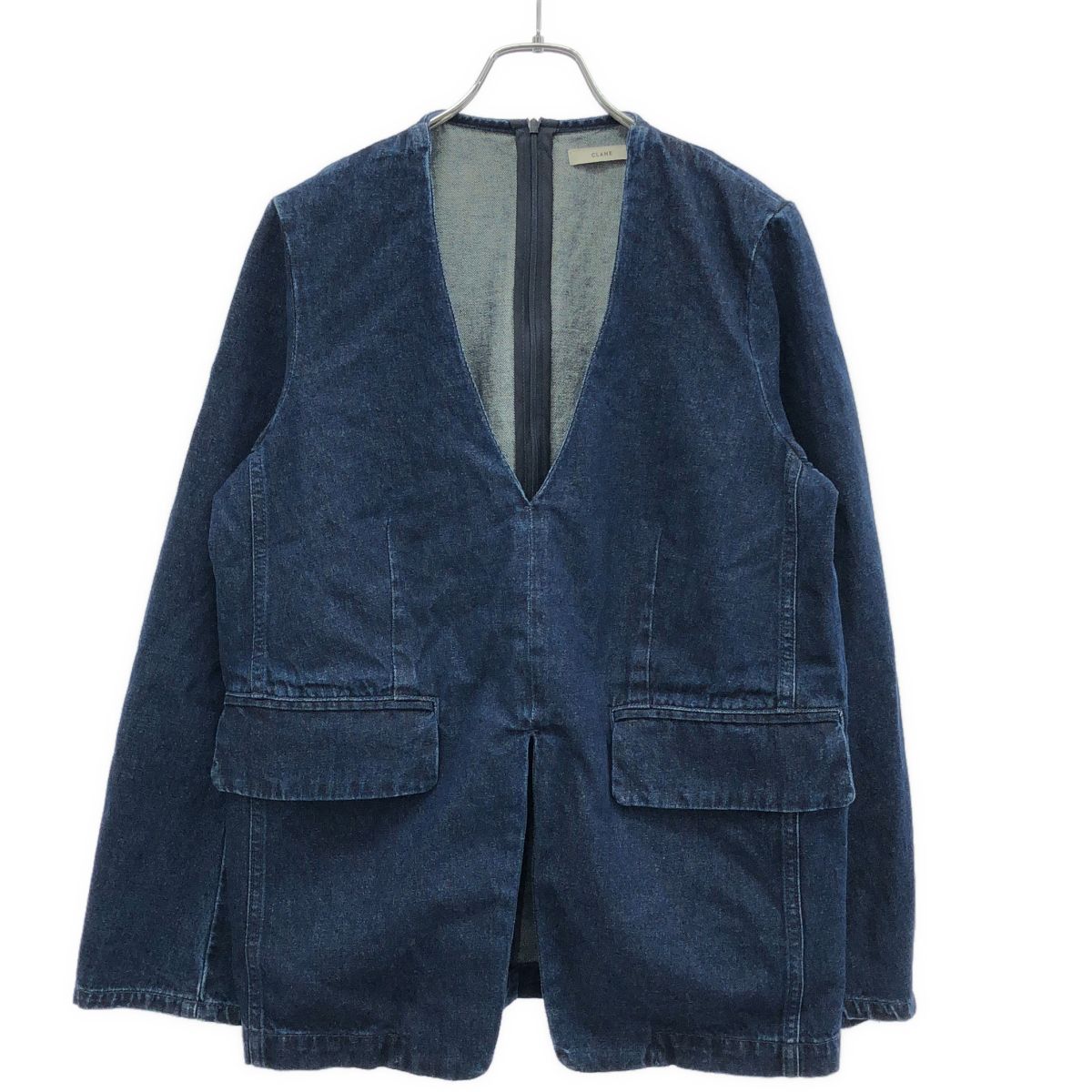 CLANE クラネ JACKET PULLOVER DENIM TOPS プルオーバーデニム