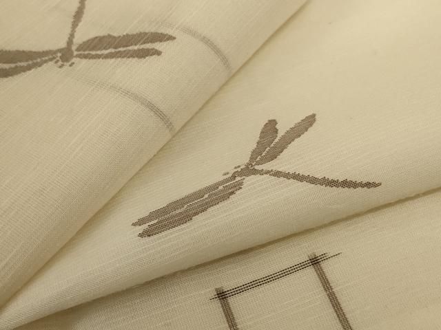 平和屋着物＊夏物　紗紬　勝虫　正絹　逸品　AABJ3332jd