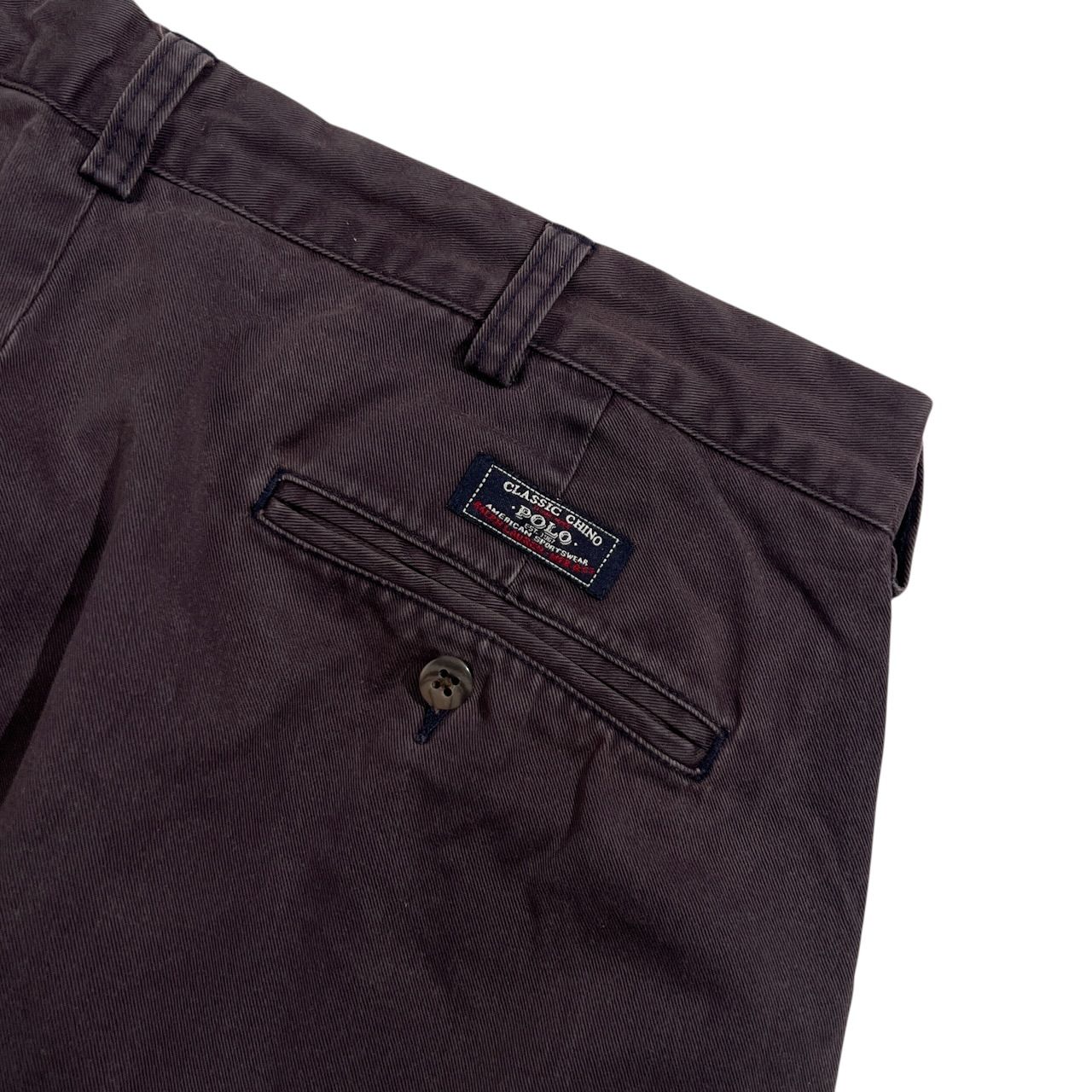 90s Polo by Ralph Lauren ポロラルフローレン ANDREW PANT ツータック