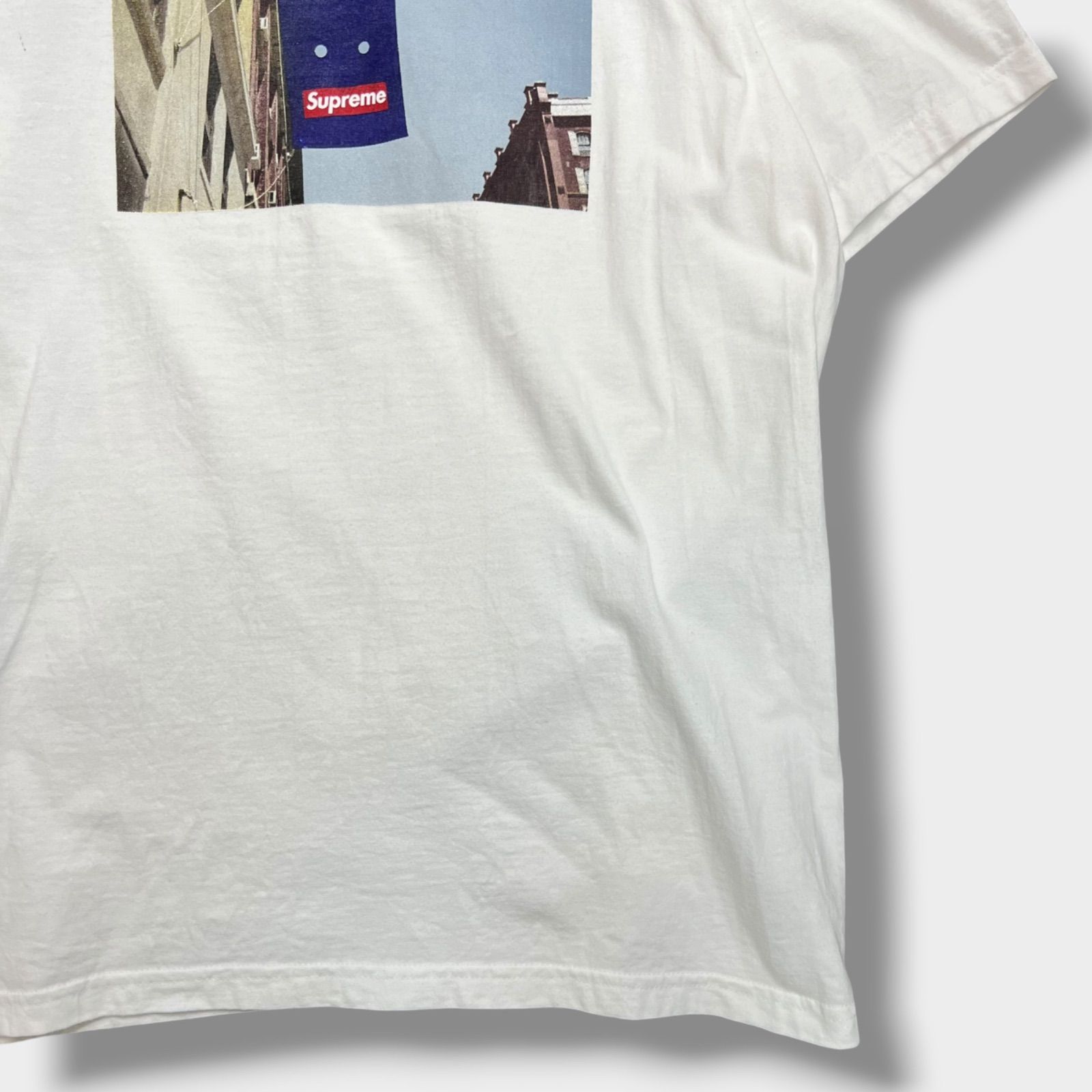 Supreme Banner Tee 19FW フォトプリント Tシャツ ホワイト Sサイズ 
