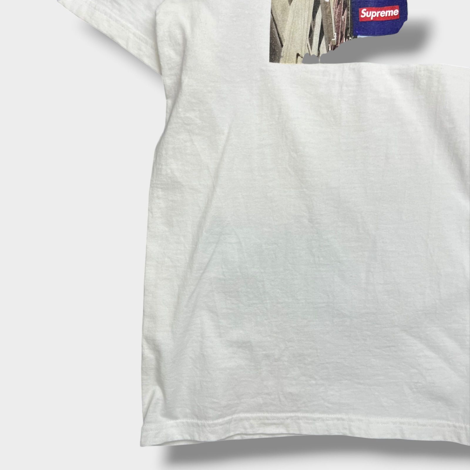 Supreme Banner Tee 19FW フォトプリント Tシャツ ホワイト Sサイズ 