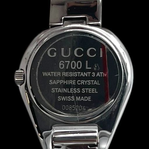 新品電池 稼働品 GUCCI グッチ レディース腕時計 6700L クォーツQZ