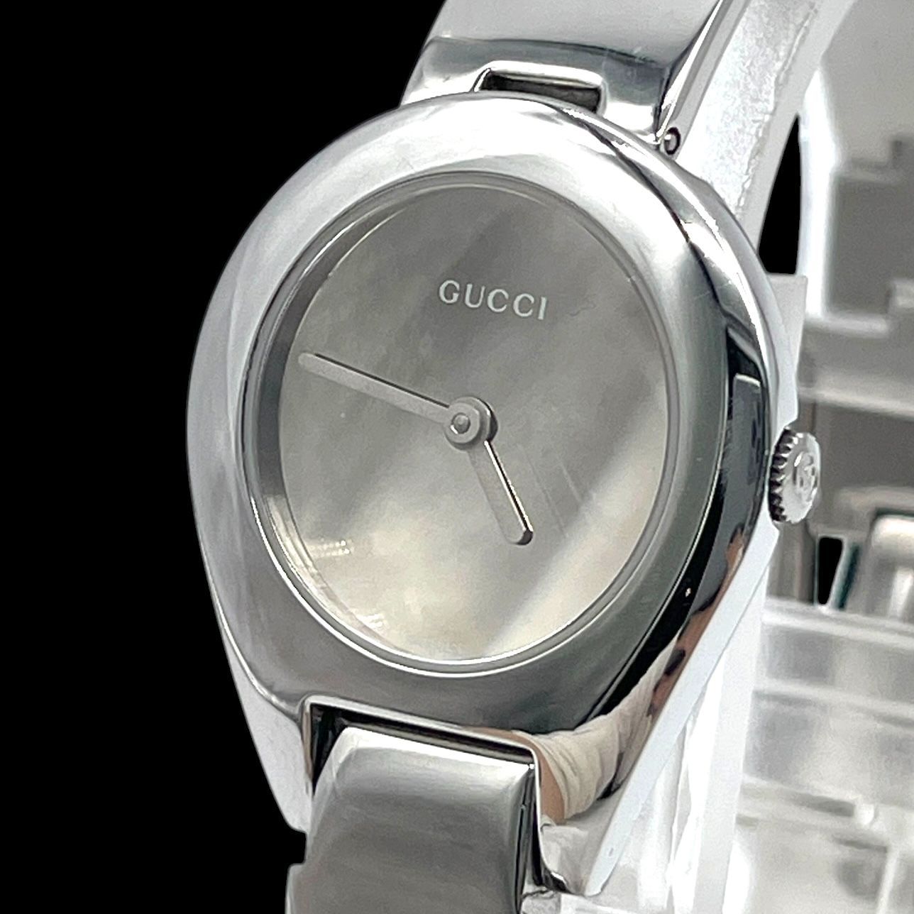 新品電池 稼働品 GUCCI グッチ レディース腕時計 6700L クォーツQZ