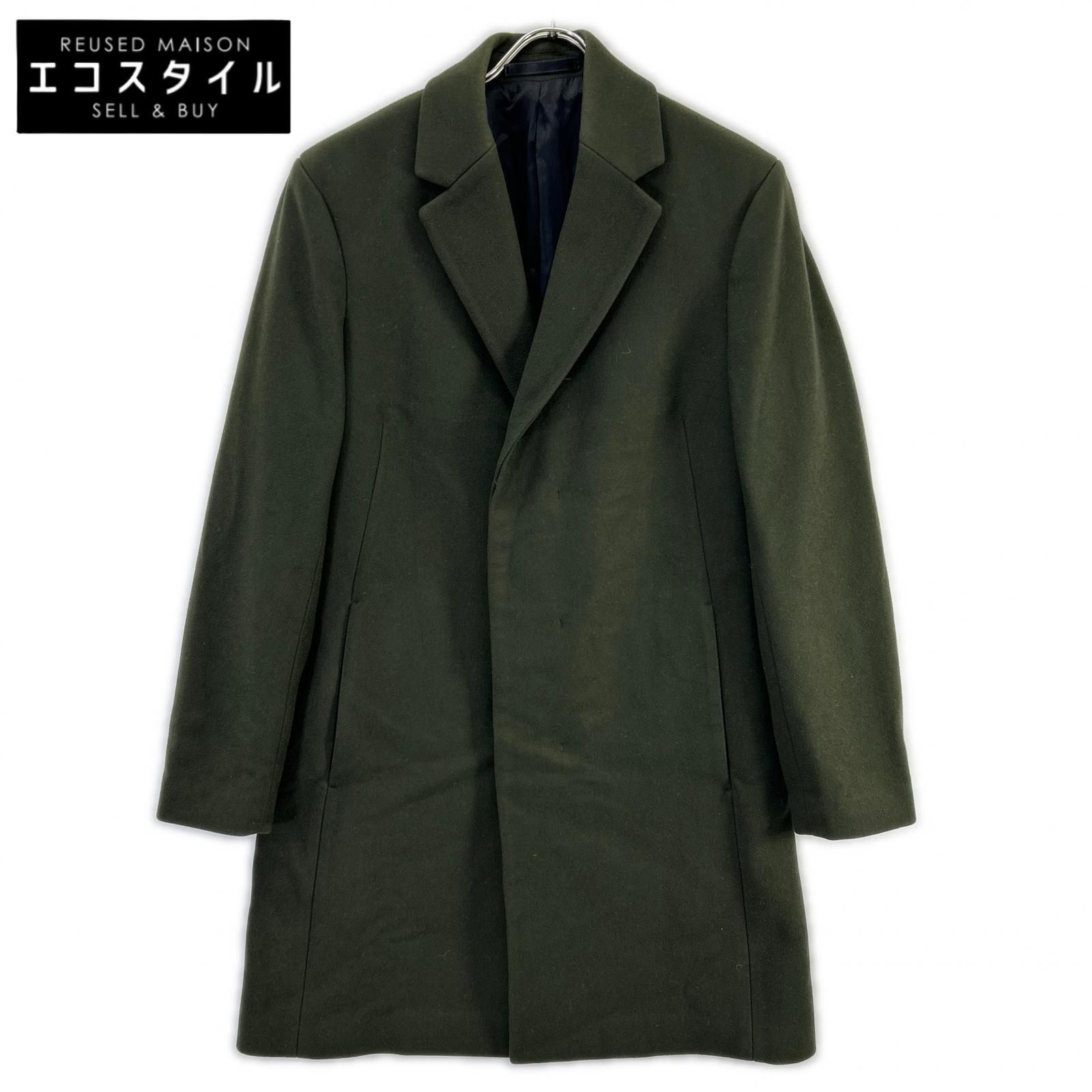 Theory　セオリー　02-7409002 グリーン SOFT MELTON/BOWER TOP COAT A コート　S