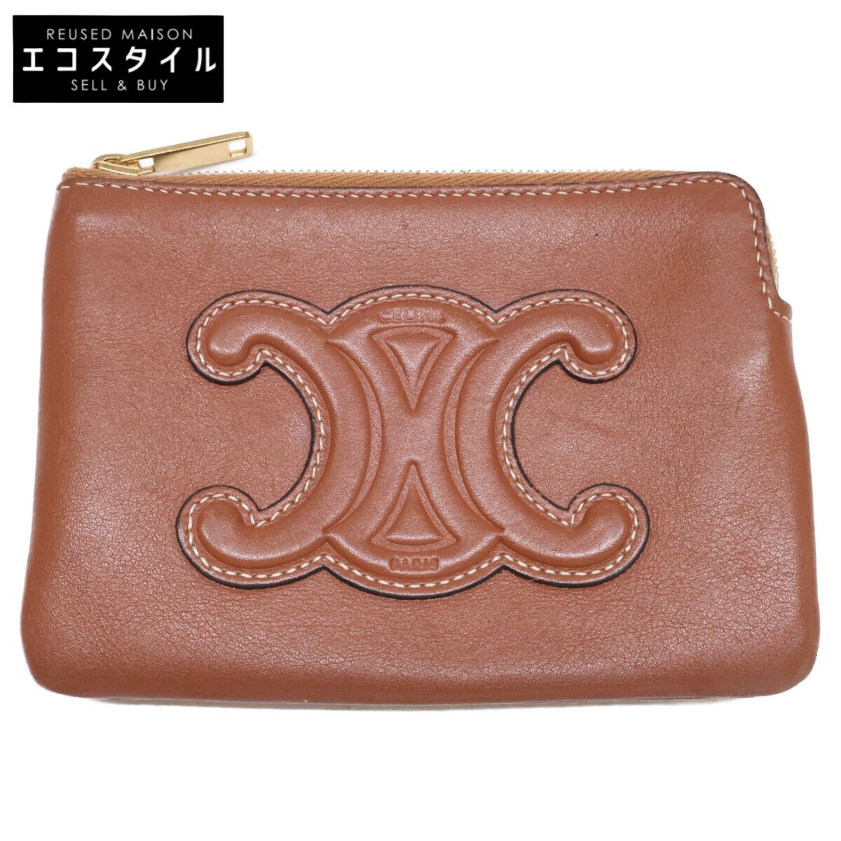 CELINE　セリーヌ　10C663 トリオンフ レザー 28,529円
