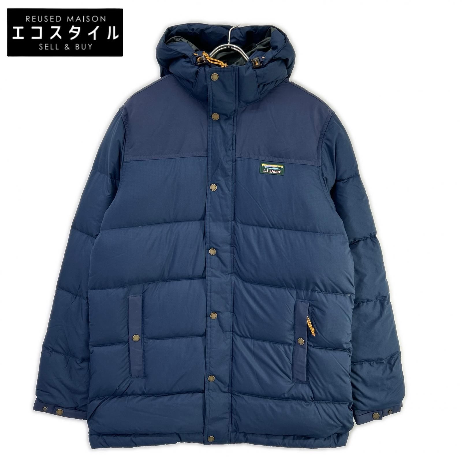 LLBean　エルエルビーン　505915 ネイビー ジャパンフィット マウンテンクラシックダウンパーカ　L