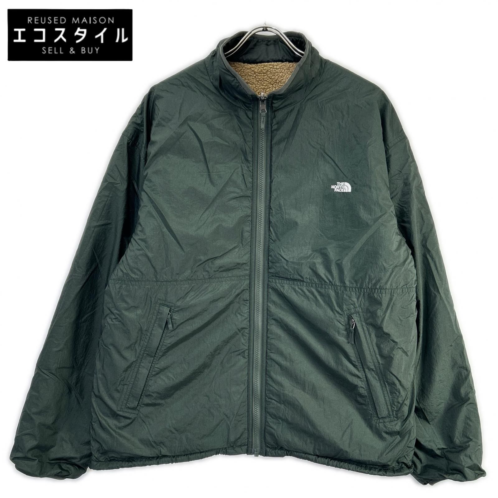 THE NORTH FACE　ノースフェイス　NP72536 カーキ×アルパイン リバーシブルエクストリームパイルフリースジャケット　L