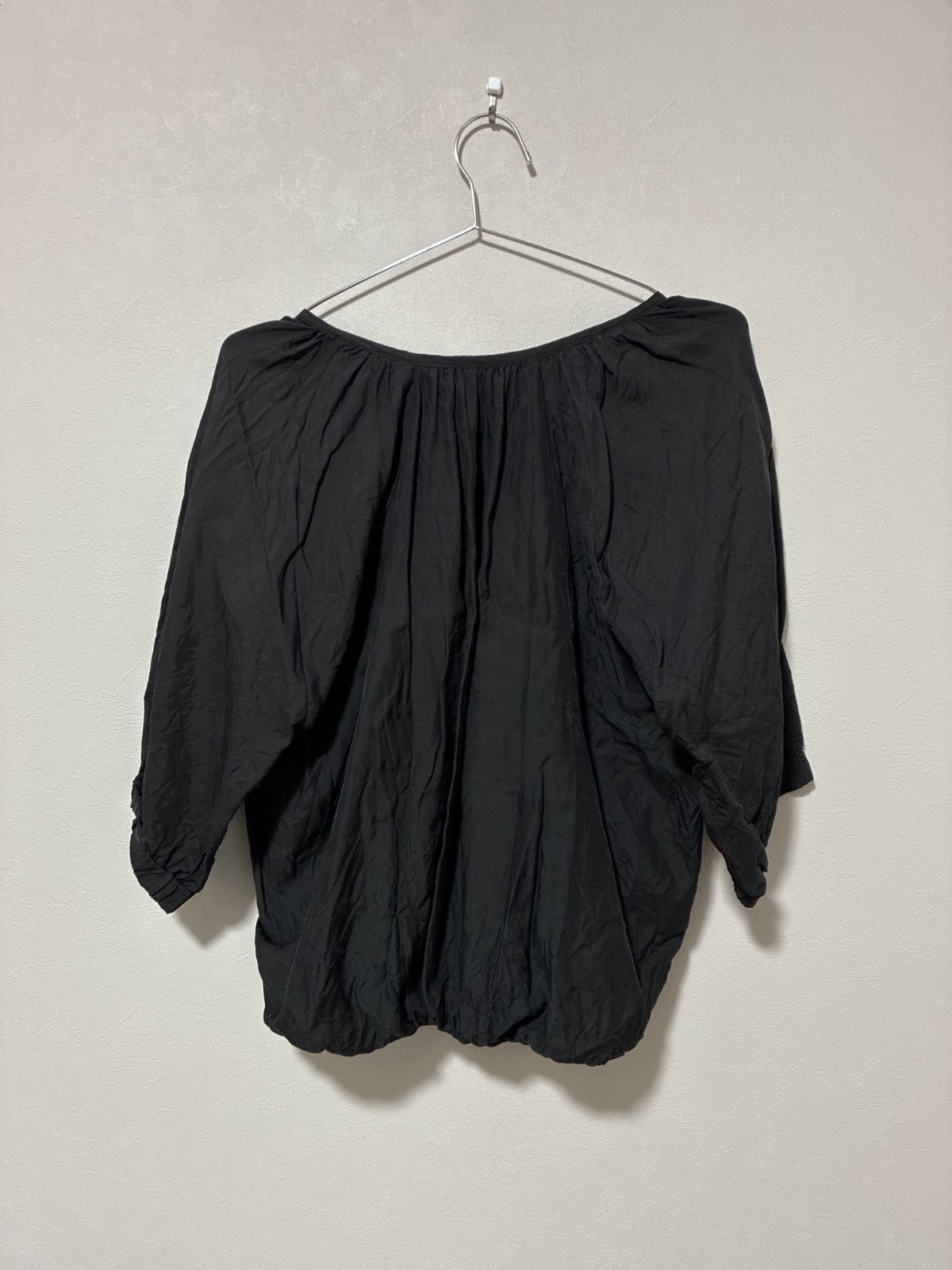 ☆112☆ BEARDSLEY ビアズリー フロントジップドルマンブラウス
