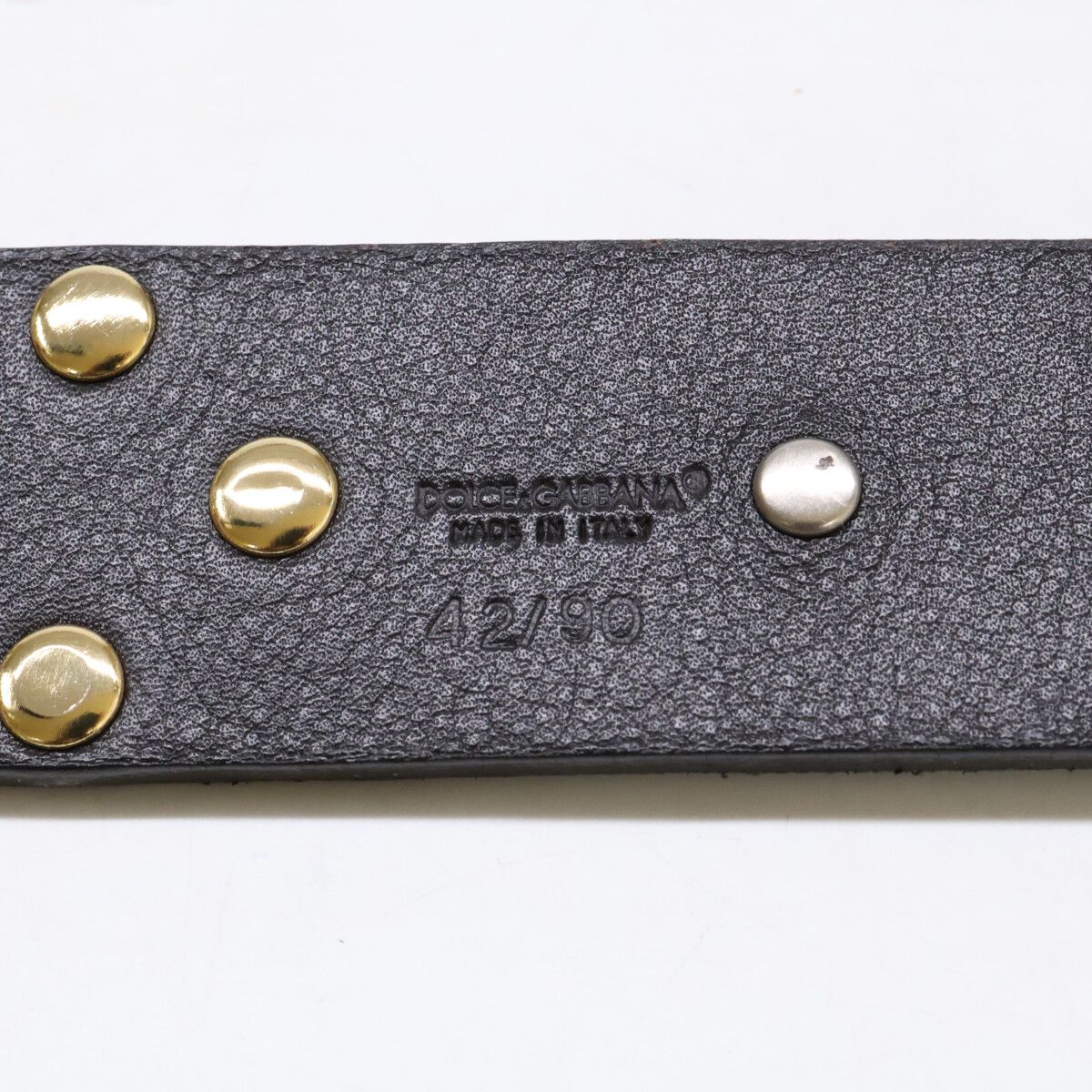 DOLCE&GABBANA ドルチェアンドガッバーナ ロックスタッズ スエード 42 