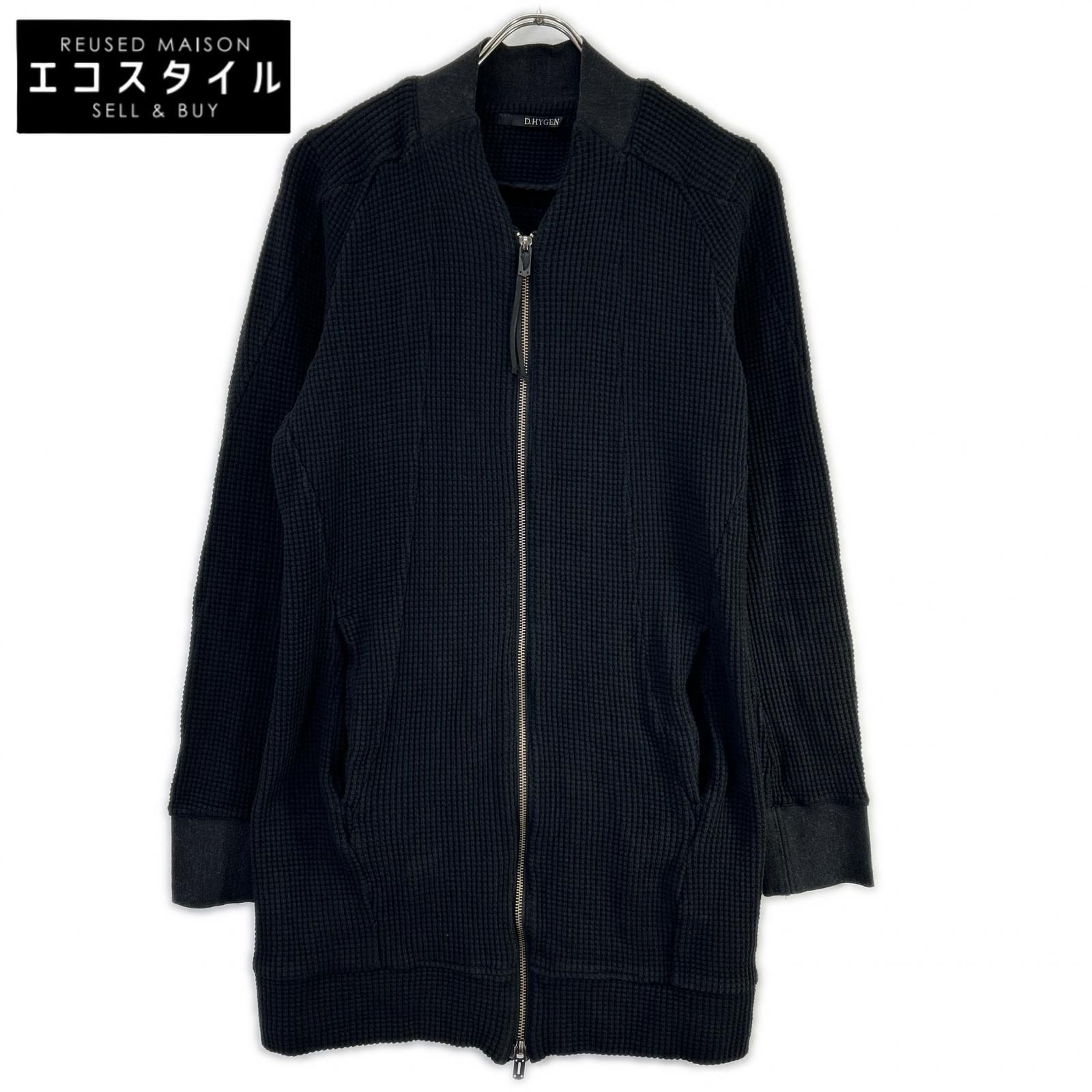 D.HYGEN　ディーハイゲン　ST101-0320S ヘビーワッフルロングボンバーカーディガン　1