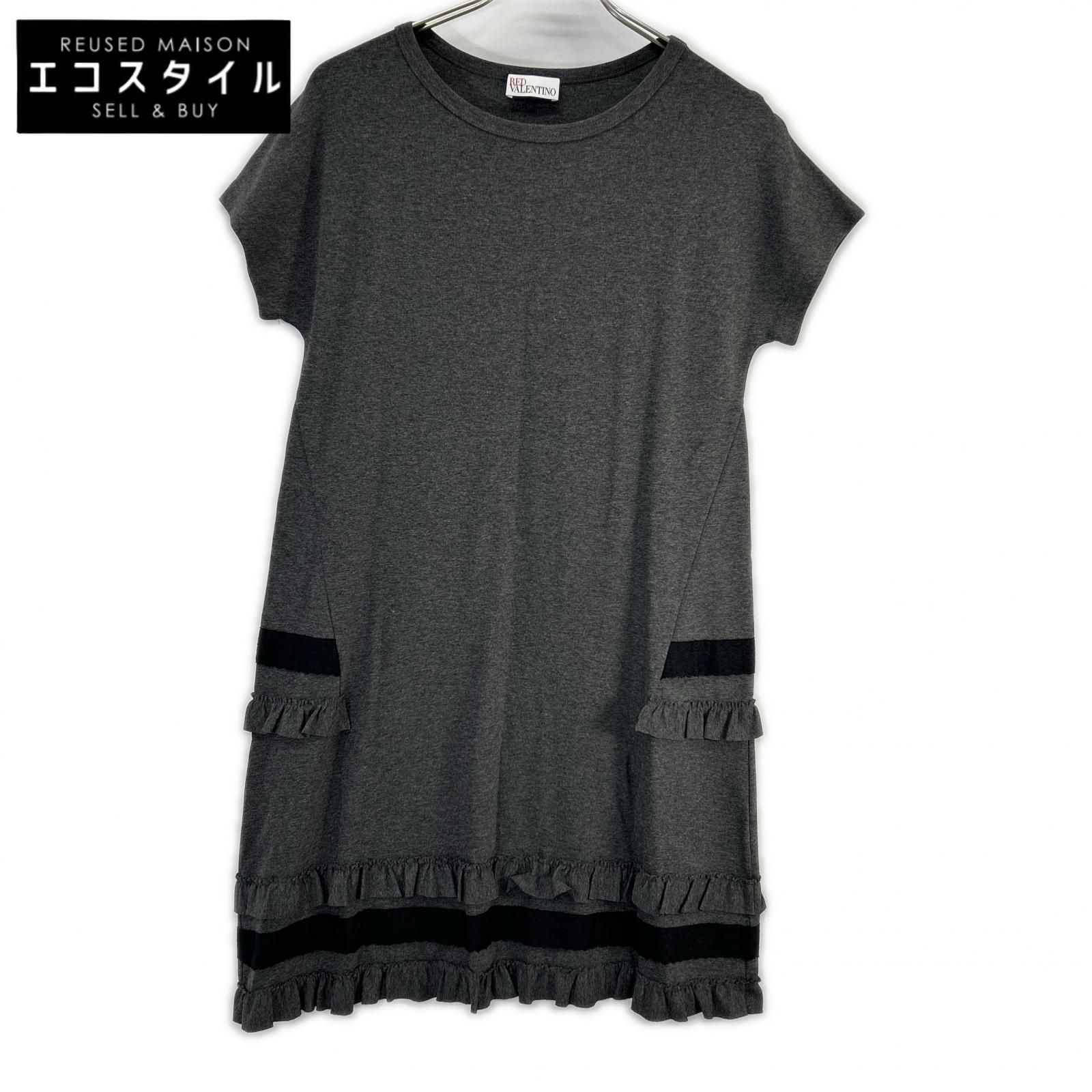 RED VALENTINO　レッドヴァレンチノ　グレーワンピース