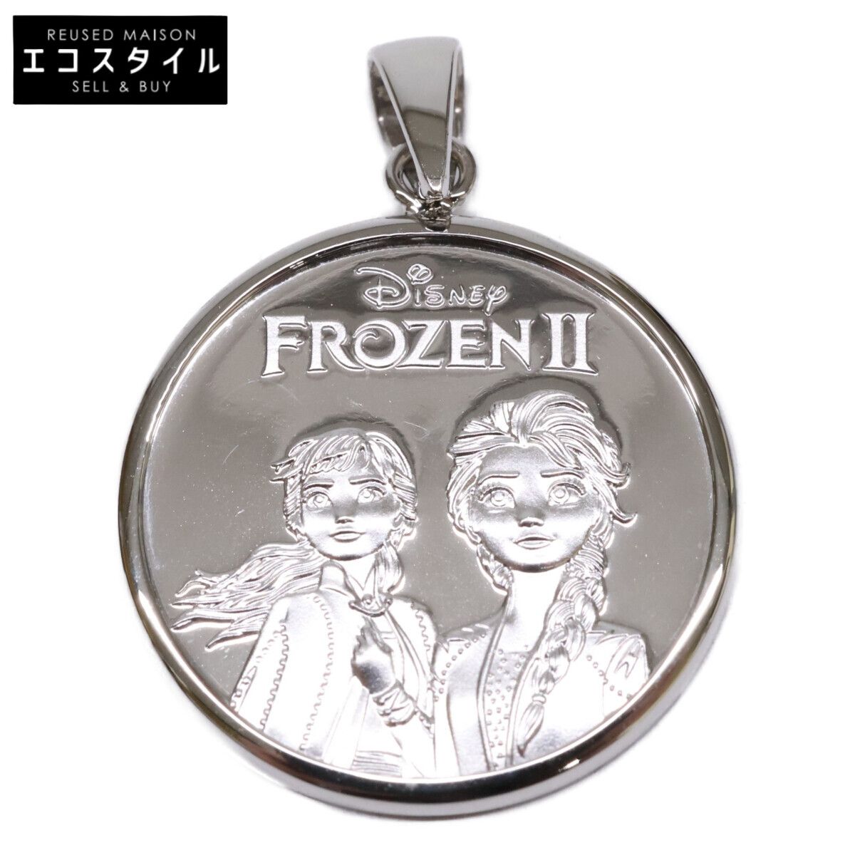 Pt1000 Pt1000 新品同様 2300枚限定 Frozen II ディズニー アナと雪の女王 エルサ オラフ Pt900 x Pt999 1/10oz メダル