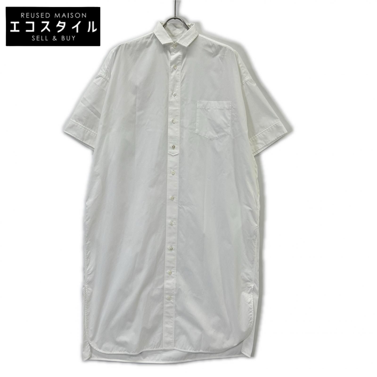 TICCA　ティッカ　TBCS-007 ホワイト スクエアビッグ半袖ワンピース　F