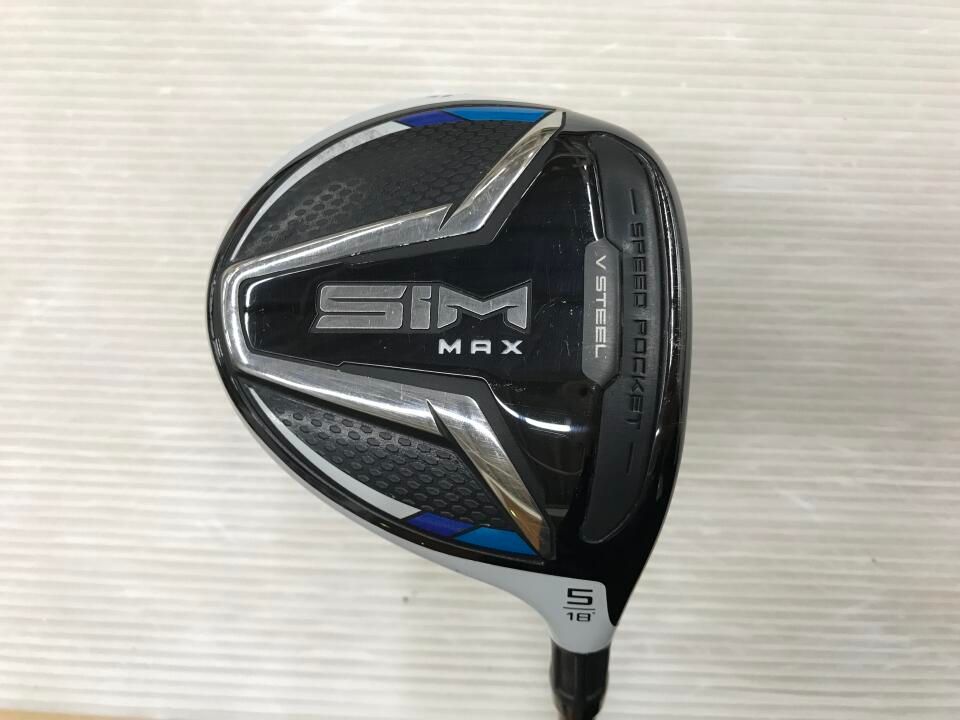 テーラーメイド　SIM MAX　18度　TENSEI BLUE TM50　SRフレックス　フェアウェイウッド　中古　ゴルフドゥ！成田美郷台店【最短即日発送】