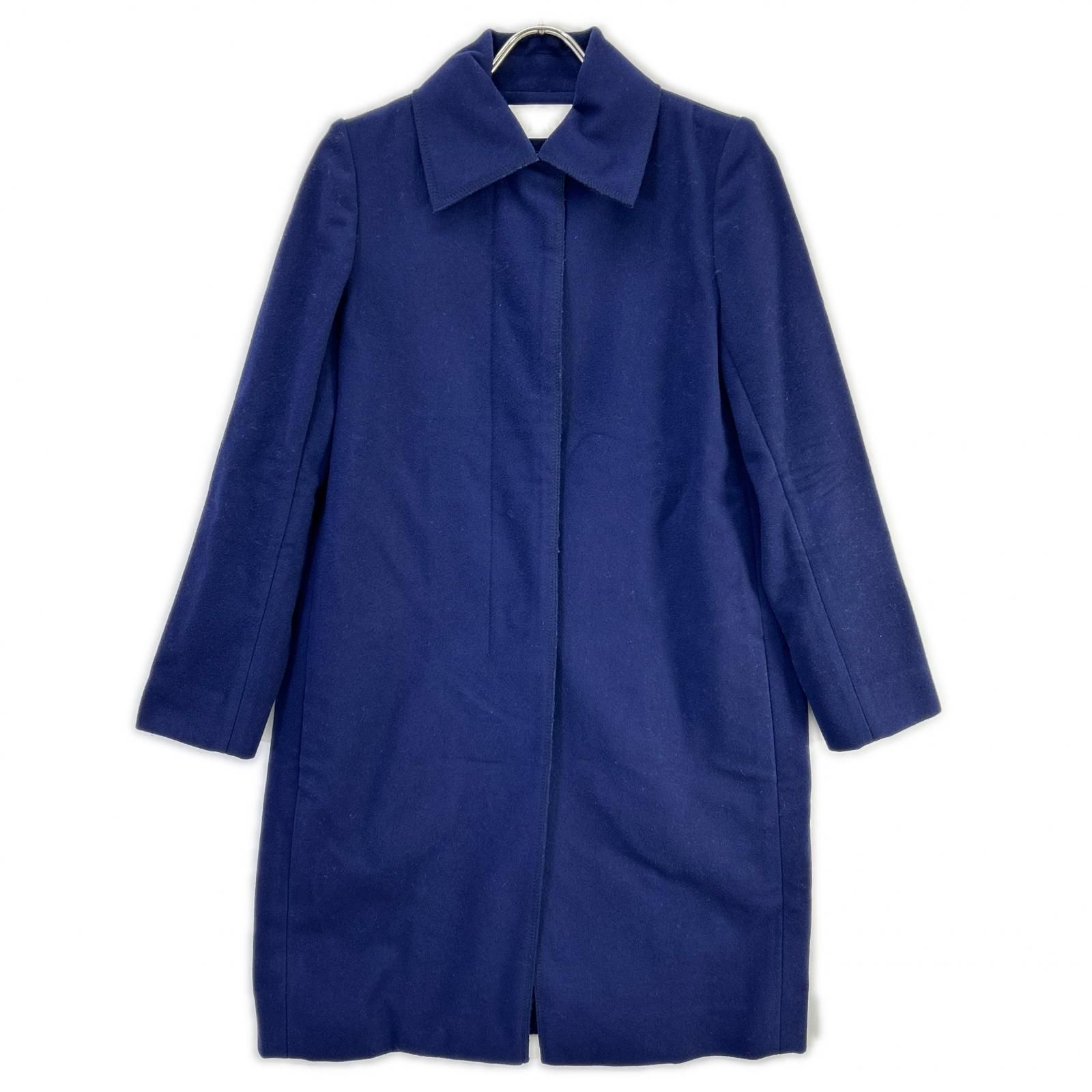 CHLOE クロエ 11AMA29-11A061 ネイビー ウール ステンカラー 比翼